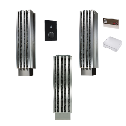Poêle de sauna électrique - IKI MONOLITH 13,8 kW 
