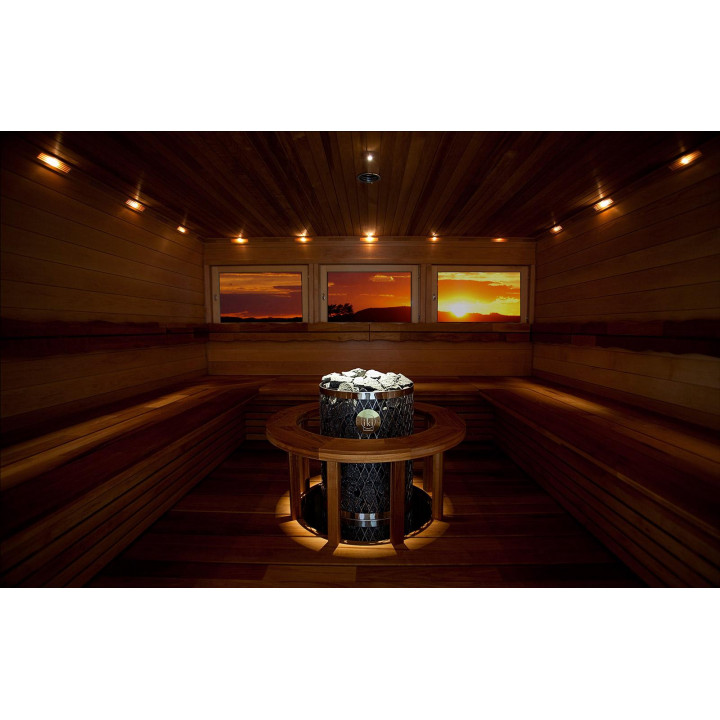 Poêle de sauna électrique - IKI PILARI 10 kW, sans panneau de commande