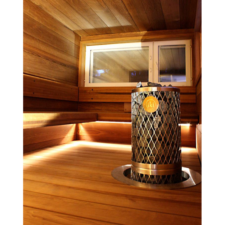 Poêle de sauna électrique - IKI PILARI 10 kW, sans panneau de commande