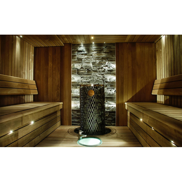 Poêle de sauna électrique - IKI PILARI 7,5 kW, sans panneau de commande