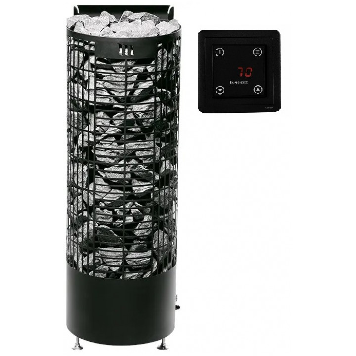Poêle électrique pour sauna - MONDEX KALLA, noir 6,6 kW