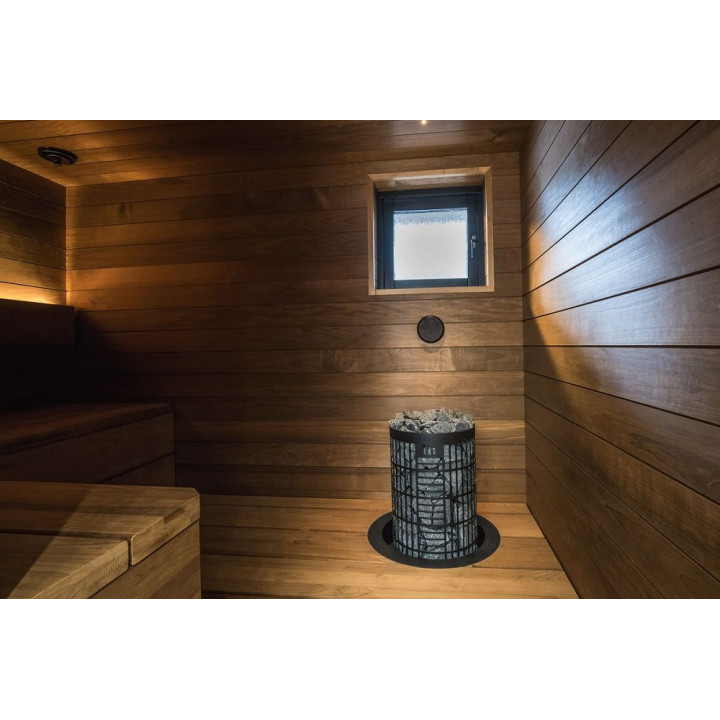 Poêle électrique pour sauna - MONDEX TAHKO E2, 6,6 kW, Noir