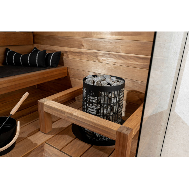 Poêle électrique pour sauna - MONDEX TAHKO E2, 6,6 kW, Noir