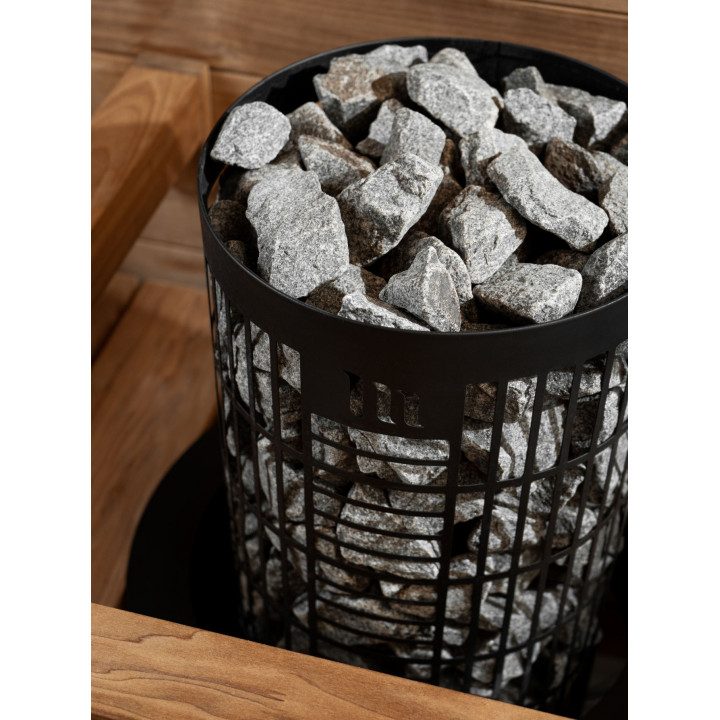 Poêle électrique pour sauna - MONDEX TAHKO E2, 6,6 kW, Noir