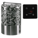 Poêle de sauna électrique - MONDEX TENO E2, acier inoxydable - 0