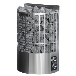 Poêle de sauna électrique - MONDEX TENO, acier inoxydable 