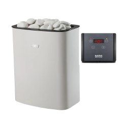 Poêle de sauna électrique - NARVI NC Électrique, blanc 9 kW 