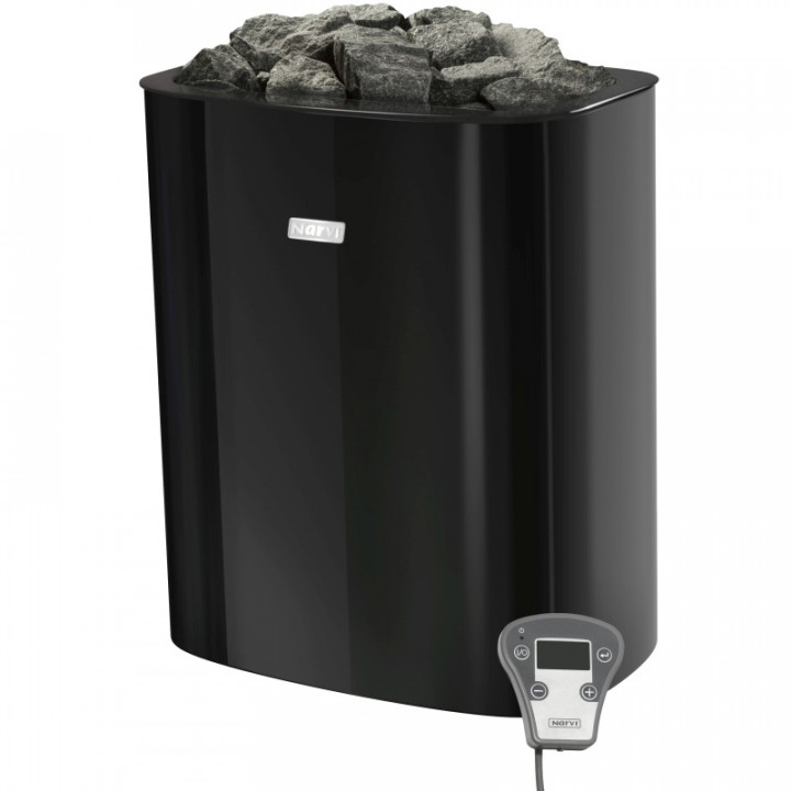 Poêle de sauna électrique - NARVI NC Electric, noir 9 kW