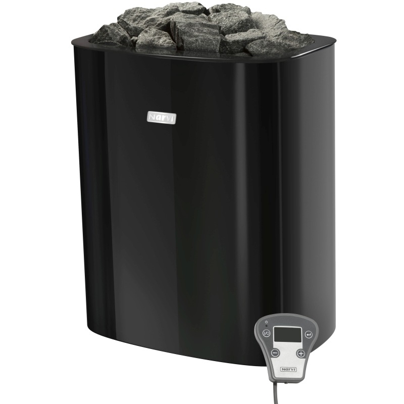 Poêle de sauna électrique - NARVI NC Electric, noir 6 kW