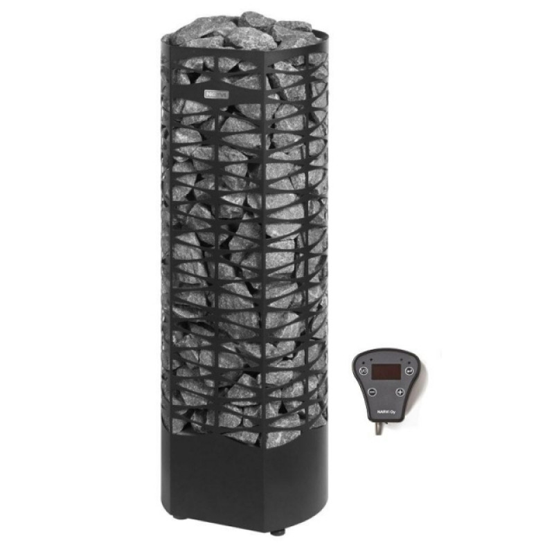 Poêle de sauna électrique - NARVI SAANA, noir