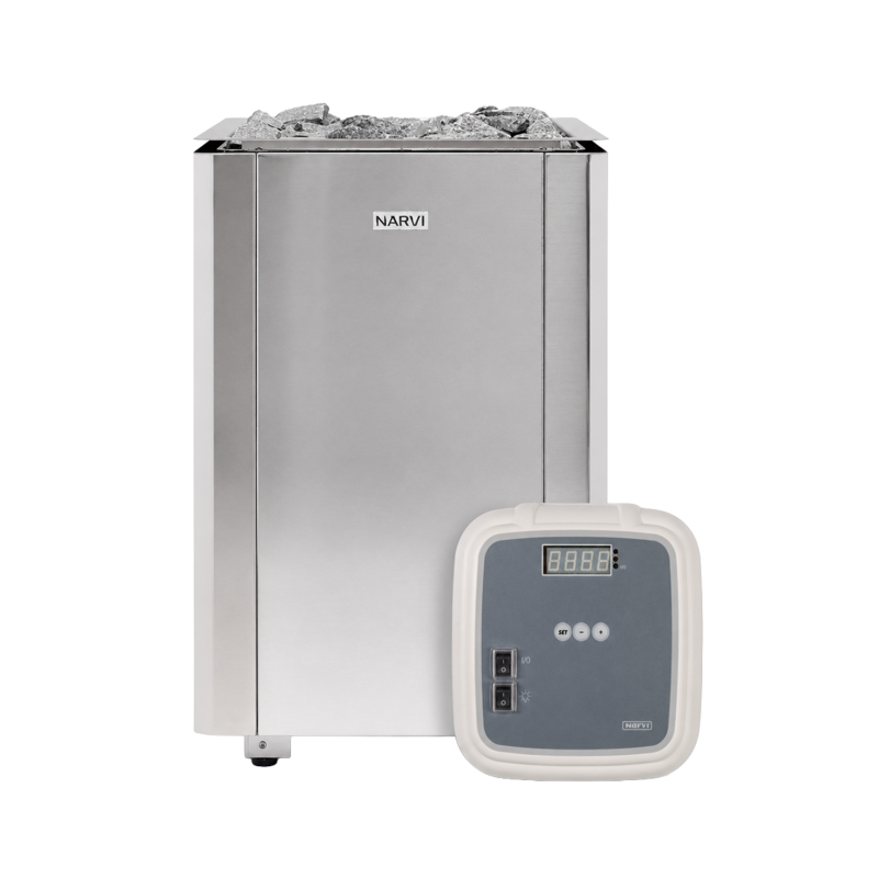 Poêle de sauna électrique - Narvi Ultra, avec unité de contrôle