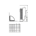 Poêle de sauna électrique – SAWOTEC Tower Corner, sans unité de commande - 3