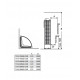 Poêle de sauna électrique – SAWOTEC Tower Corner, avec unité de commande, TH3-60NB-CNR