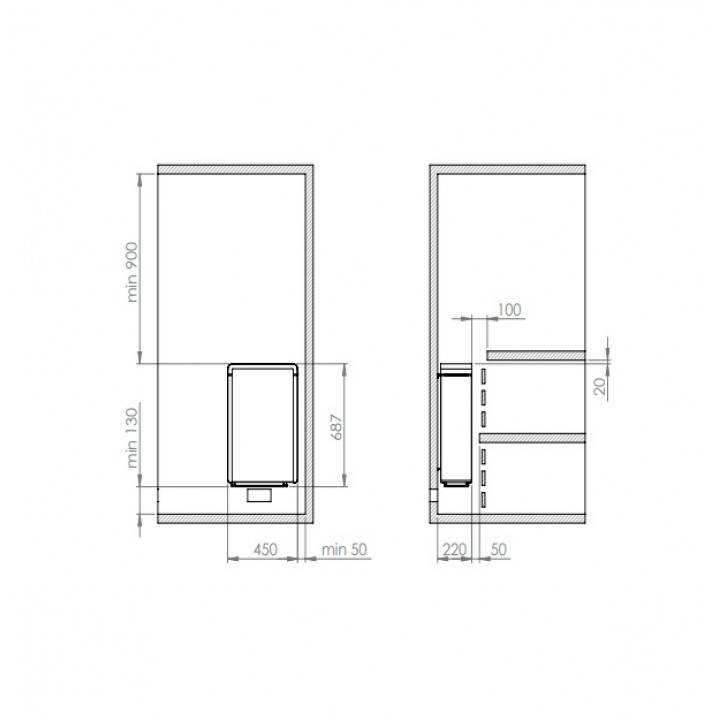 Poêle de sauna électrique - HARVIA Concept R Mini 6 kW