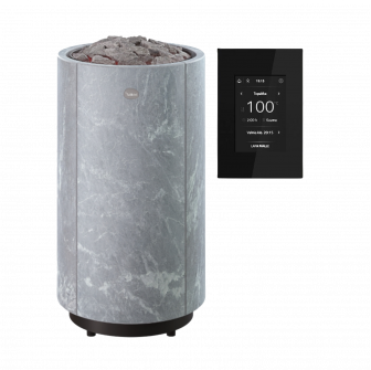 Poêle de sauna électrique TULIKIVI KAARNA Classic L, avec panneau de commande