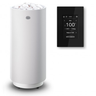 Poêle de sauna électrique TULIKIVI Pyry, avec panneau de commande