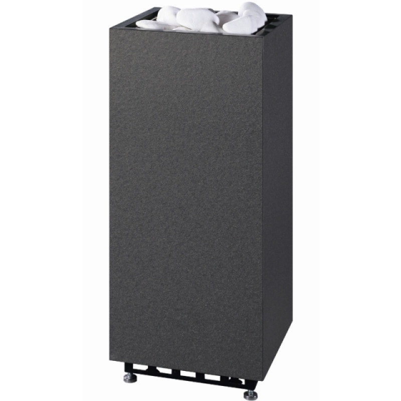 Poêle de sauna électrique TULIKIVI RAE, noir, avec panneau de commande