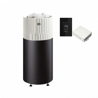 Poêle de sauna électrique TULIKIVI RIITE intégré, avec panneau de commande