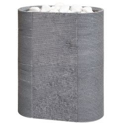 Poêle de sauna électrique TULIKIVI ROUTA avec panneau de commande 