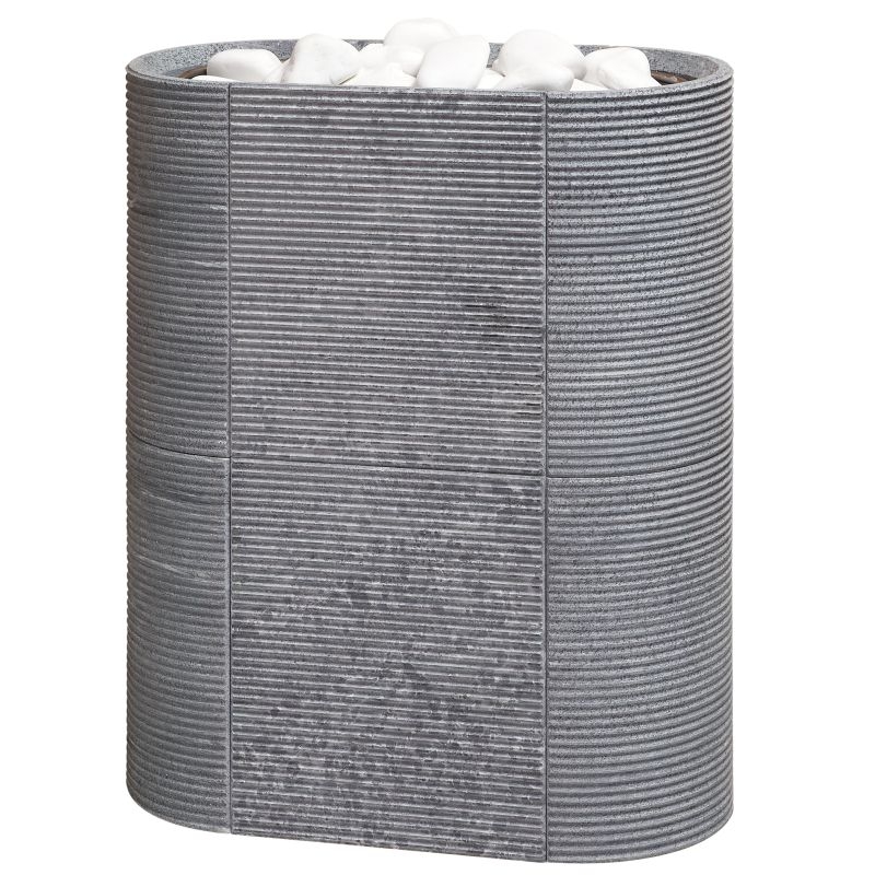 Poêle de sauna électrique TULIKIVI ROUTA avec panneau de commande