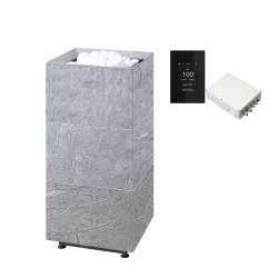 Poêle de sauna électrique TULIKIVI TUISKU TBH avec panneau de commande 
