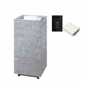 Poêle de sauna électrique TULIKIVI TUISKU TBH avec panneau de commande