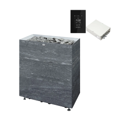 Poêle de sauna électrique TULIKIVI TUISKU XL NOBILE avec panneau de commande 