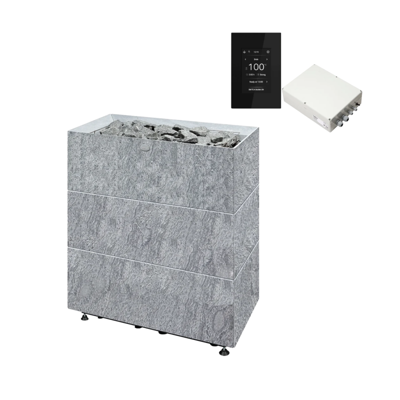 Poêle de sauna électrique TULIKIVI TUISKU XL TBH avec panneau de commande