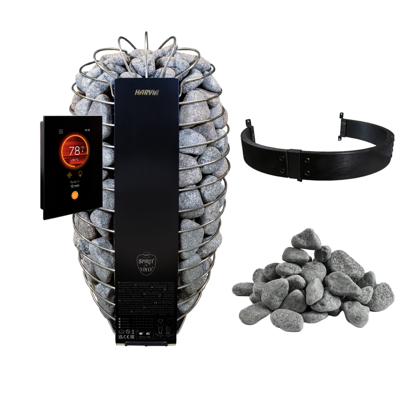 Poêles électriques pour sauna - HARVIA Spirit SP90FC 9,0 kW Fenix WiFi