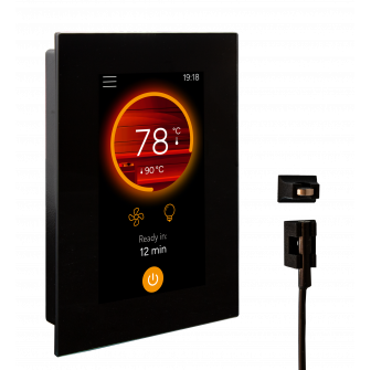 Kit de mise à niveau du panneau de commande pour sauna électrique - Harvia Fenix ​​FX002XW Wifi avec écran tactile et capteur de porte