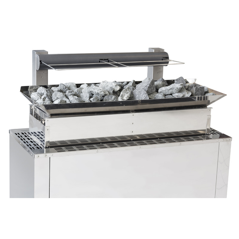 Cadre de montage pour système de sécurité EOS + bac à pierres pour poêles EOS 34.G HD 24-36 kW