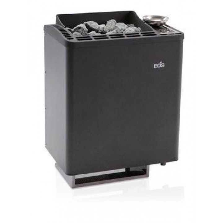 Poêle de sauna électrique - EOS BI-O Tec, finition effet perle anthracite