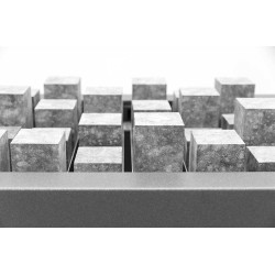 EOS S-LINE MYTHOS CUBIUS en hauteurs alternatives, 6 pcs, blanc  EOS S-LINE MYTHOS CUBIUS en hauteurs alternatives, 6 pcs, blanc