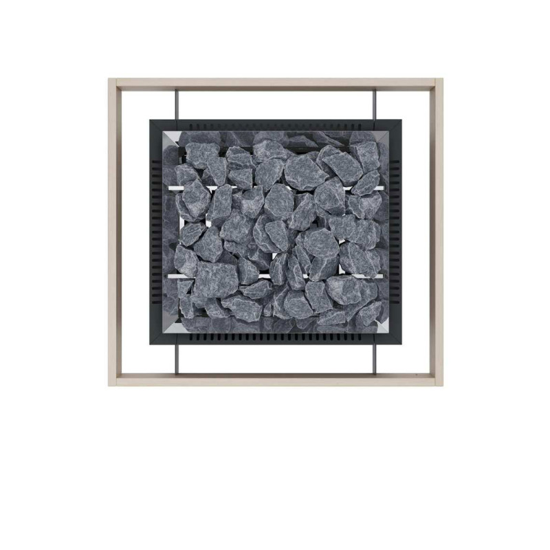 Garde-corps de sécurité - pour radiateur EOS Mega S HD avec supports de montage, noyer