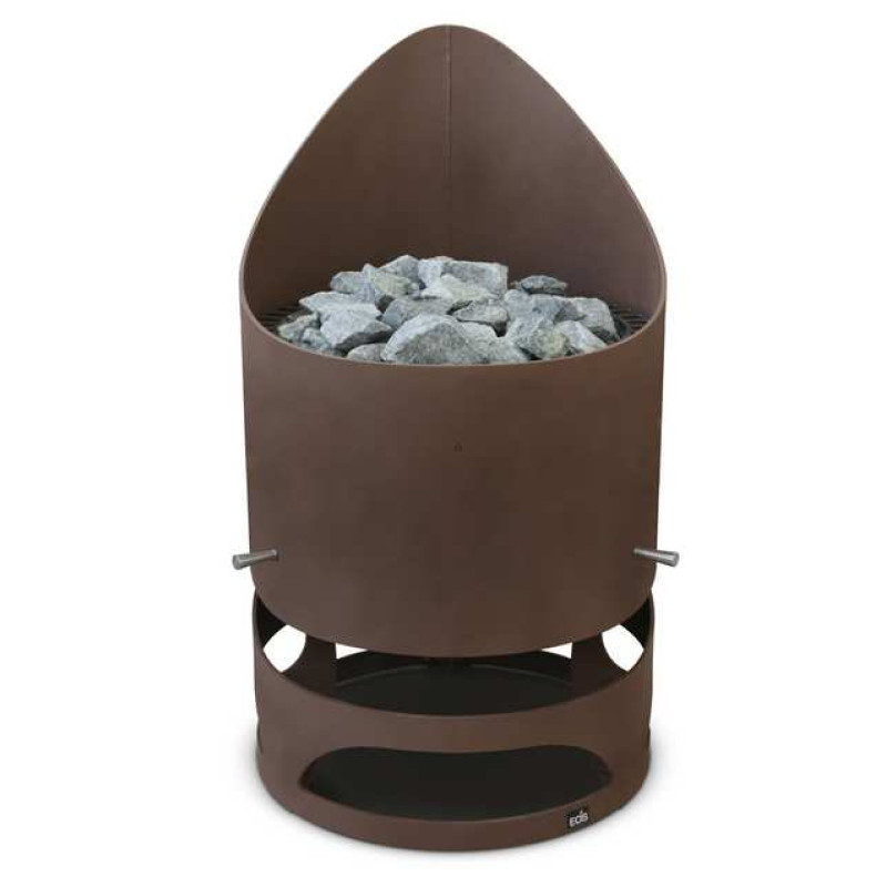 Poêle de sauna électrique - EOS Zeus HD, marron