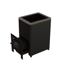 Poêle à bois pour sauna - VILPRA ETNA-22-LV avec foyer extérieur 