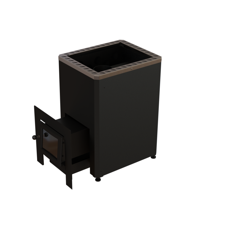 Poêle à bois pour sauna - VILPRA ETNA-22-LV avec foyer extérieur