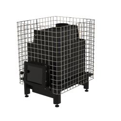 Poêle à bois pour sauna - VILPRA ETNA-22-N-V avec foyer interne 