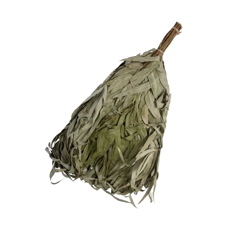 Fouet de sauna à l'eucalyptus