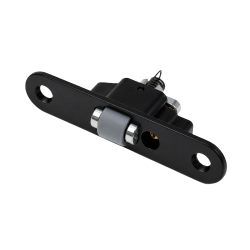 Loquet à rouleau pour porte de sauna AD, noir 