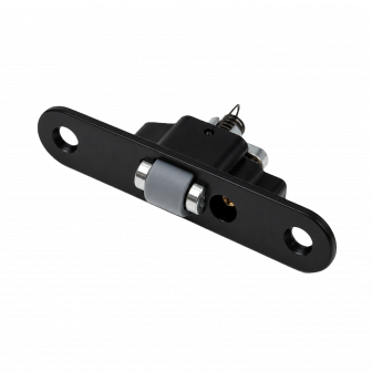 Loquet à rouleau pour porte de sauna AD, noir