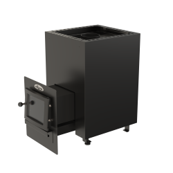 Poêle à bois pour sauna - VILPRA FLAMO-14-LV avec foyer extérieur 