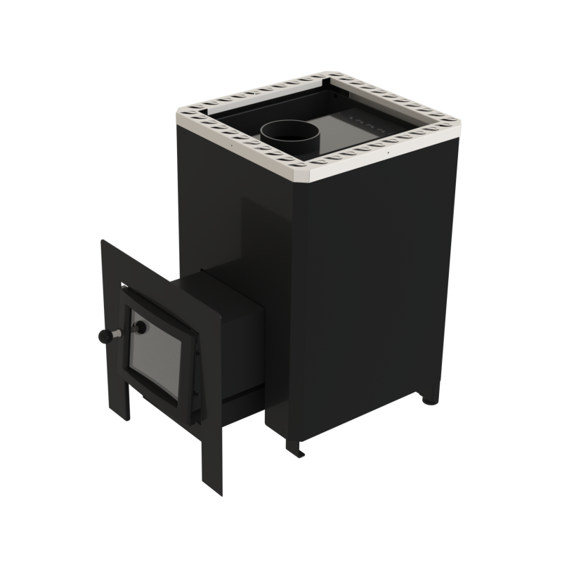 Poêle à bois pour sauna - VILPRA FORNAX-14-LV avec foyer extérieur