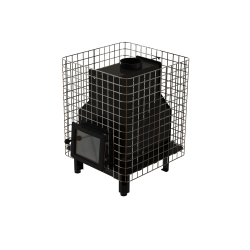 Poêle à bois pour sauna - VILPRA FORNAX-14-NV avec foyer interne 