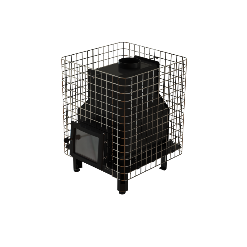 Poêle à bois pour sauna - VILPRA FORNAX-14-NV avec foyer interne