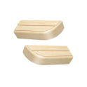 Élément d'extrémité de banc pour bancs de sauna modulaires, Aspen - 0