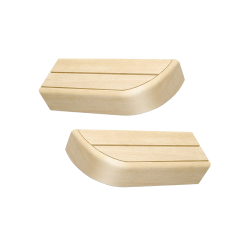Élément d'extrémité de banc pour bancs de sauna modulaires, Aspen 
