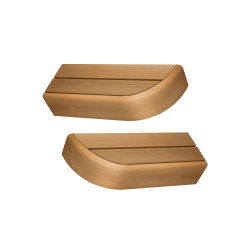 Élément d'extrémité de banc pour banquettes de sauna modulaires, Thermo aspen 