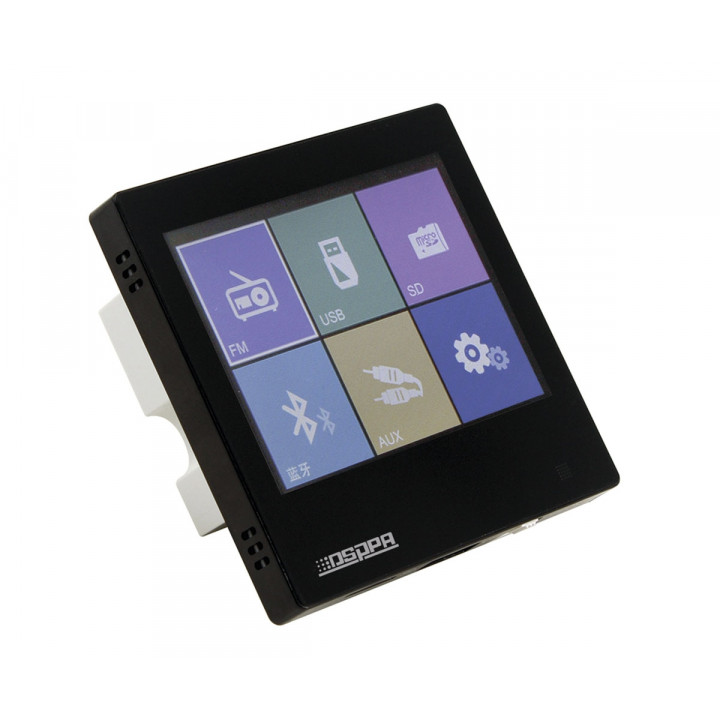 Smart Home Amplificateur de musique murale DSPPA DM837. Noir