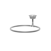 Anneau de distribution de vapeur pour poêle de sauna